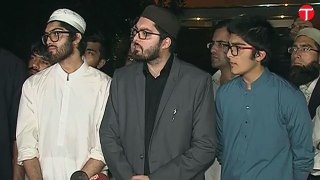 Junaid Jamshed's family speaks to media in Karachi