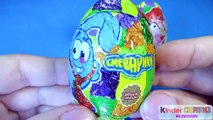 3 яйца Киндер сюрприз Смешарики на русском языке, Смешарики яйца Киндеры сюрпризы Конфитрейд