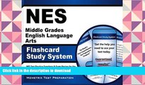 Hardcover NES Middle Grades English Language Arts Flashcard Study System: NES Test Practice