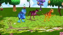 Five Little Ducks Dinosaurs Jumping | Little Babies Dinosaur | Dinosaur Short Film For Children