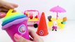 Play Doh Ice Creams Rainbow Ice Cream Peppa Pig Ice Cream Parlor Playset Playdough Toy Videos