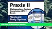 Hardcover Praxis II Mathematics: Content Knowledge (5161) Exam Flashcard Study System: Praxis II