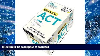 READ Essential ACT (flashcards): 500 Flashcards with Need-To-Know Topics, Terms, and Examples for