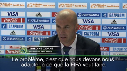 CdM Clubs - Zidane exige plus de clarté concernant la vidéo