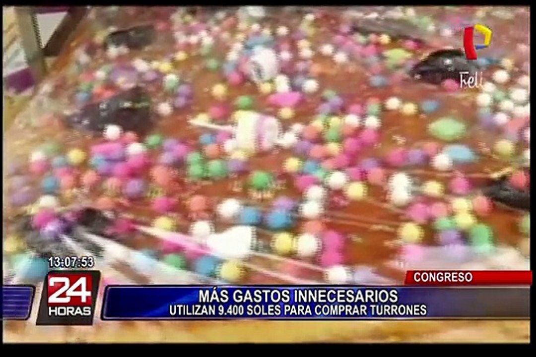 Congreso: se utilizaron más de 9 mil soles en la compra de turrones