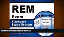 Hardcover Flashcard Study System for the REM Exam: REM Test Practice Questions   Review for the
