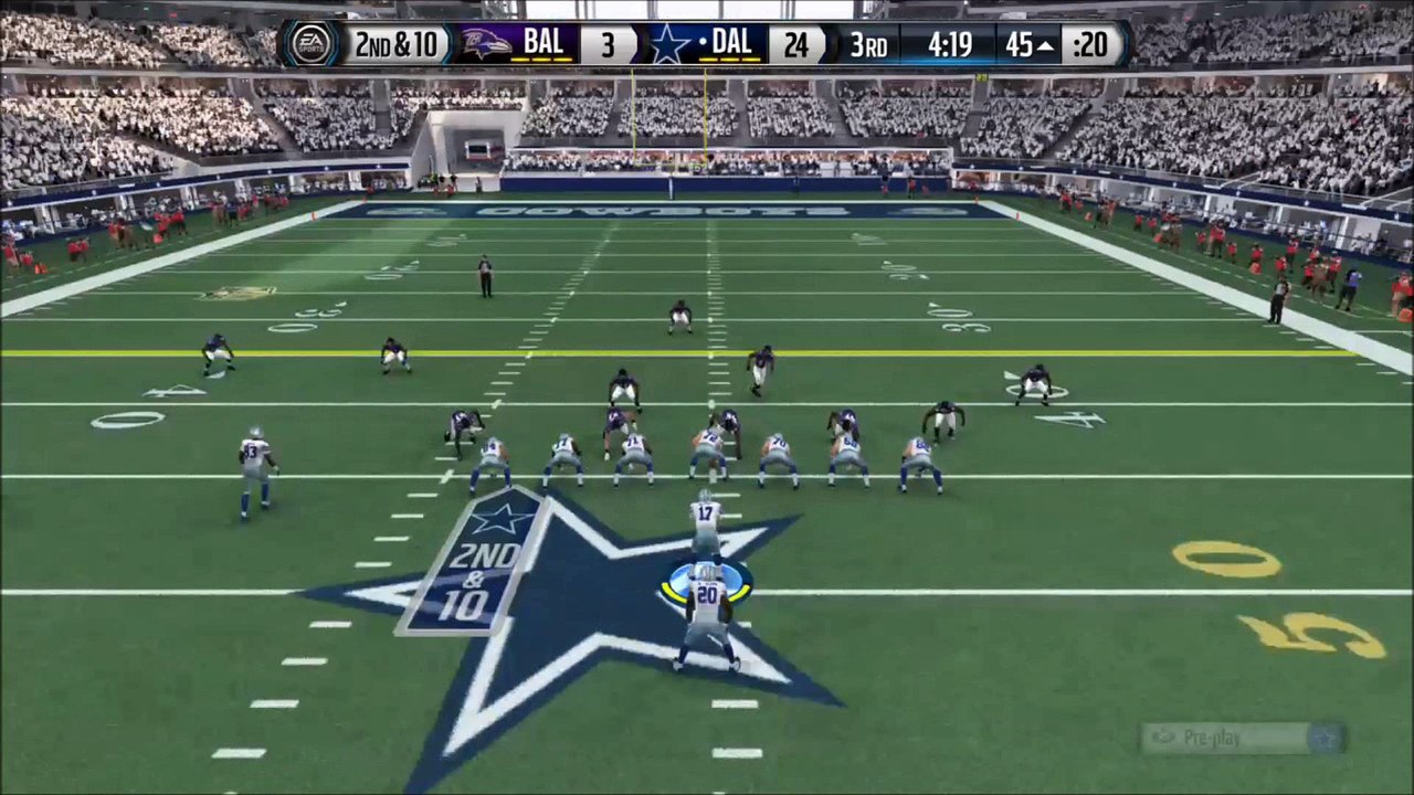 TD Butler vs Baltimore Madden NFL 16