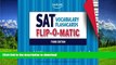 Hardcover Kaplan SAT Vocabulary Flashcards Flip-O-Matic