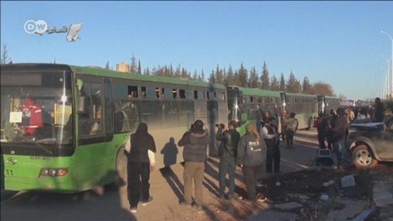 Halep’ten tahliyeler başladı