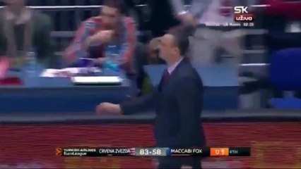 Radonjizam na kraju utakmice / Crvena zvezda - Makabi