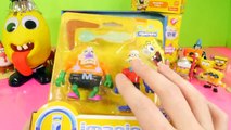 Play Doh Spongebob Squarepants Toys Super Unboxing Color Changing Car Playdough Egg Surprise DCTC