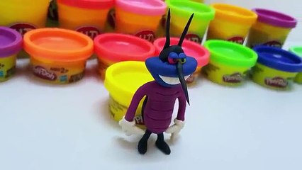 Oggy And The Cockroaches Play Doh: How To Make JOEY - Play Doh With Me!