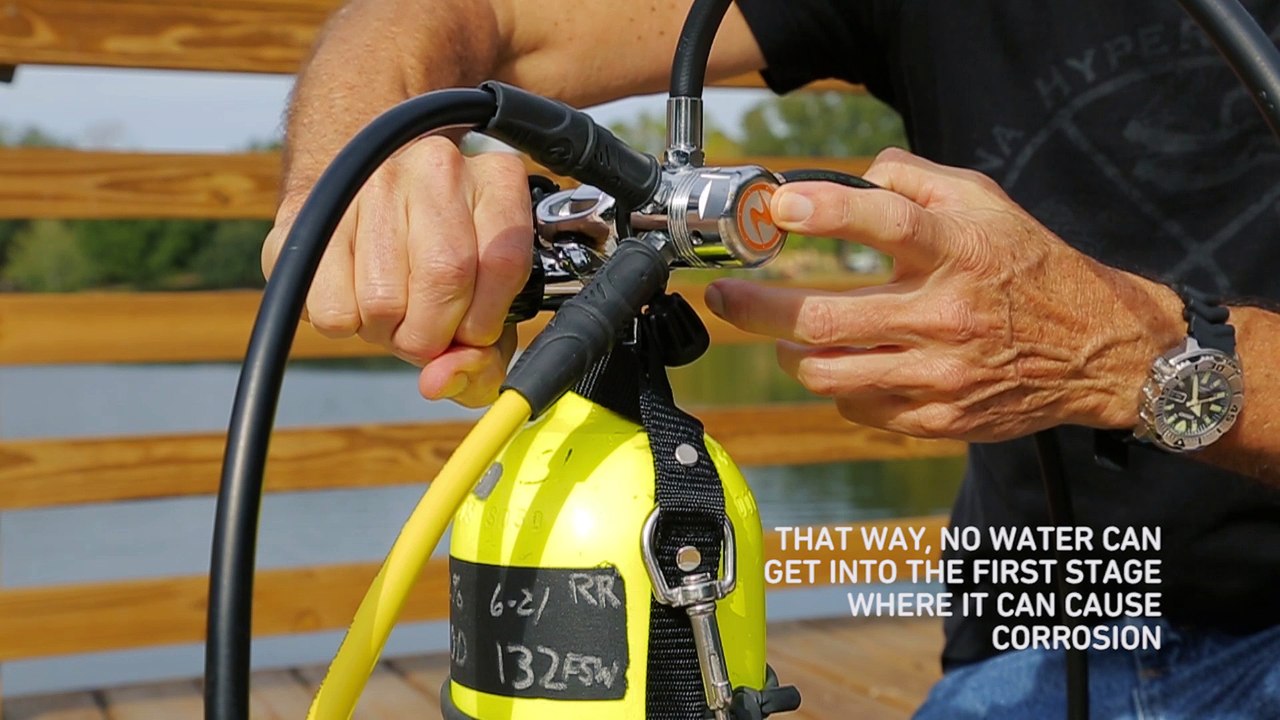 Scuba HowTo PostDive Regulator Care video Dailymotion