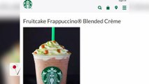 The Fruitcake Frappuccino Is A Real Thing at Starbucks