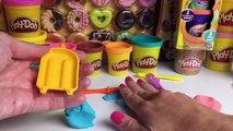Play Doh Rainbow Ice Creams Play Dough Popsicles Play-Doh Scoops n Treats Play Food Toy Videos
