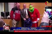 En Estados Unidos niño logra arrestar al “Grinch”