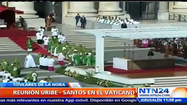 Papa Francisco, presidente Santos y Exmandatario Álvaro Uribe se reunirán en el Vaticano este sábado