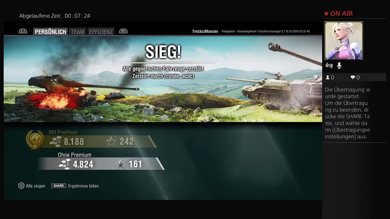 Trrickzzmasters Livestream -World of Tanks - TrrickzzMonster (2)
