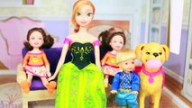 Frozen Anna & Kids Toby name PUPPY Zoe Disney Barbie Doll Toys PLAY DOH Playdough AllToyCollector