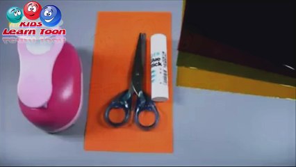 work crafts -learning the main three colors - تعليم الالوان وتركيب الالوان للاطفال - نشاط مدرسي