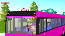 Famous Songs for Children|Wheels on the Bus Rhyme|3d Kids Rhymes|English Rhymes.