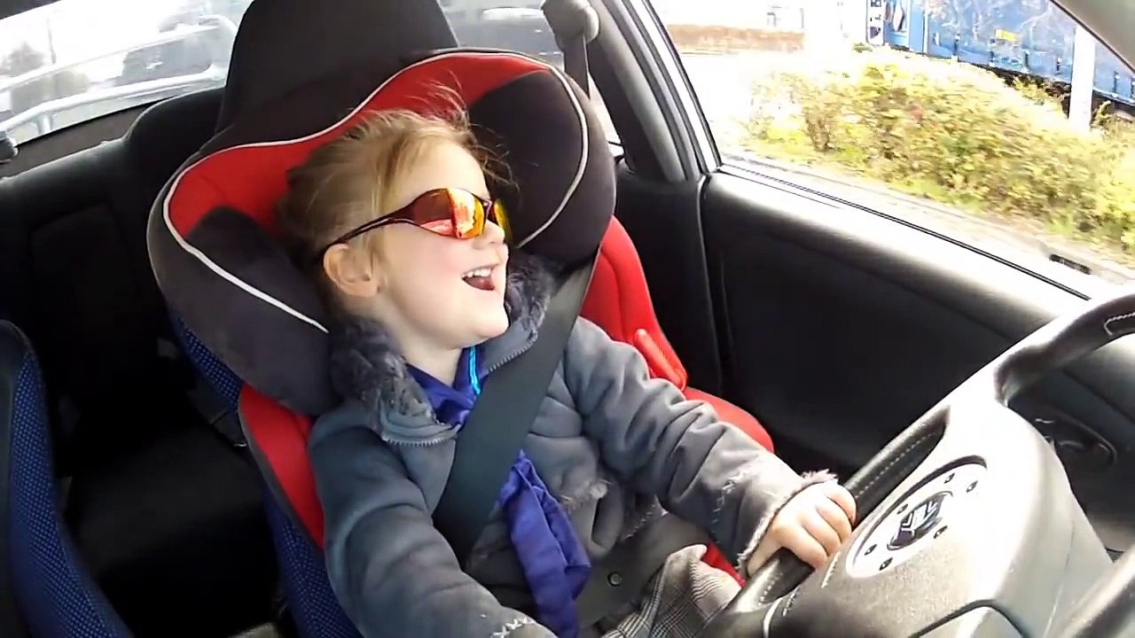 3 year old driving a Evo 6 with 320hp MUST SEE!