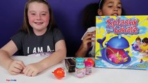 Splashy The Whale Toy Challenge Game Shopkins Chocolate Kinder Surprise Eggs Opening Prizes