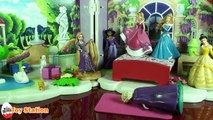 Five Little Disney Princesses Jumping on the Bed Nursery Rhyme | Elsa Cinderella Sofia Aurora Ariel