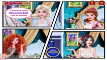 Disney Debutante Ball - Princess Elsa Snow White Moana and Belle Dress Up Game