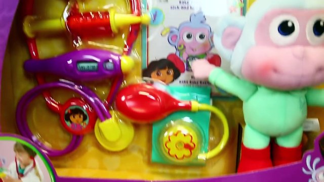 Dora The Explorer Hospital BABY BOOTS CHECK-UP Dr Sandra McStuffins & Ava + Backpack Surprise Toys