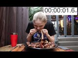 Competitive Eater Destroys a Rack of Ribs in Less Than 4 Minutes