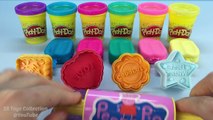 Glitter Play Doh Ice Cream Popsicles with Message Biscuits Molds Fun and Creative for Kids