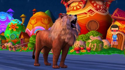 Tiger Finger Family | Lion Wee Willie Wenkie Cartoon Rhymes | Elephant johny johny yes papa Rhymes