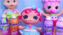 Lalaloopsy Baby Mr Bubble Foam Soap Mermaids & Potty Surprise Doll Hair Makeover Colors Bath Foam