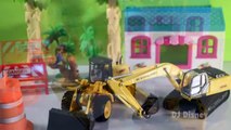 Peppa Pig & New Holland Construction Mighty Machines Excavator Toys Review