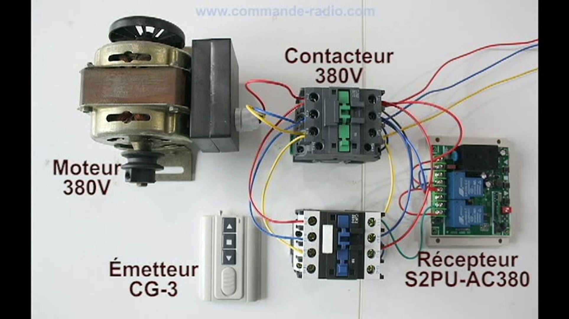 Comment Brancher Un Moteur 380 En 220 Comment contrôler Moteur CA 380V tourne dans le sens direct ou inverse par  Télécommande sans fil et récepteurs radio─影片 Dailymotion