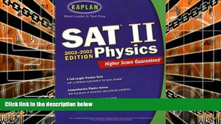 Pre Order Kaplan SAT II Physics (Kaplan SAT Subject Tests: Physics) Kaplan On CD