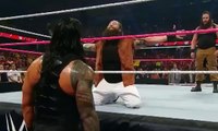 Raw 14 November 2016 Braun Strowman attacks Roman Reigns and Dean Ambrose p4