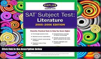 Price SAT Subject Tests: Literature 2005-2006 (Kaplan SAT Subject Tests: Literature) Kaplan For