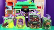 Ninja Turtles Leonardo and Raphael with Donatello see TMNT Santa Michaelangelo giving Skateboards