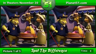 Planet 51 Spot the Difference Game (5)