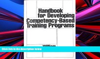 Best Price Handbook for Developing Competency-Based Training Programs William Blank On Audio