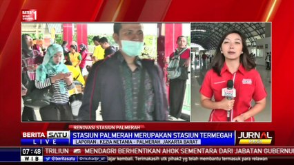 Stasiun Palmerah Jadi Megah Usai Renovasi