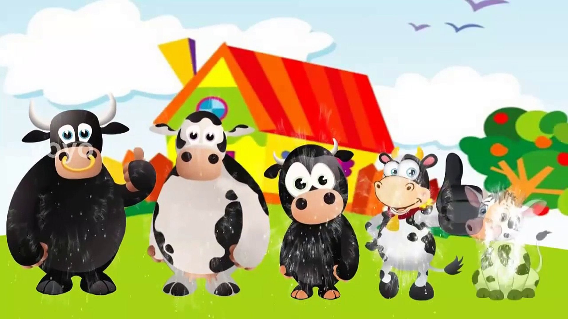 Cow Finger Family Songs Kids Learning Videos | Finger Family Songs For Kids | YOYO Kids Rhymes