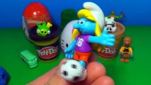 Surprise eggs Hello Kitty Disney Planes Kinder surprise Play Doh ANGRY BIRDS Cars The SMURFS LEGO