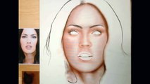 Megan Fox Amazing Speed Painting | Beautiful Girls - Woman Portrait HD