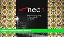 READ NEC3 Engineering and Construction Contract Kindle eBooks