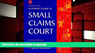 Hardcover Everybody s Guide to Small Claims Court (Everybody s Guide to Small Claims Court.