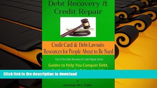 Hardcover Credit Card   Debt Lawsuits: Resources for People About to Be Sued (Debt Recovery