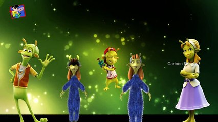 Alien Finger Family | Funny Animated Cartoon | Finger Family Rhymes for Kids